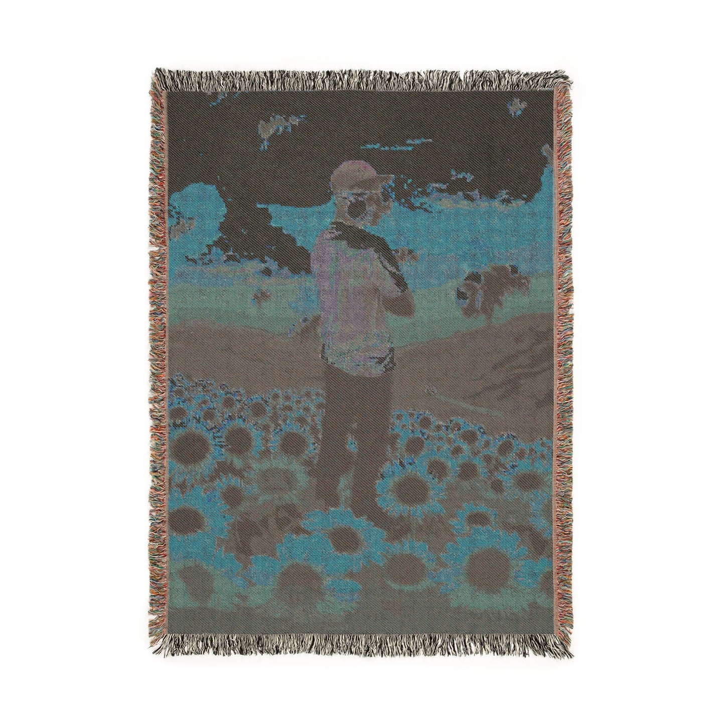 Flower Boy Woven Blanket